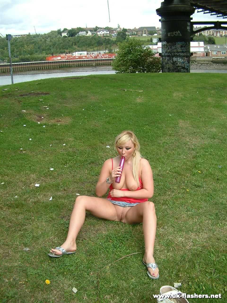Busty British Belle Blows a Nasty Cumshot in the Wild English Countryside - Lena Leigh
