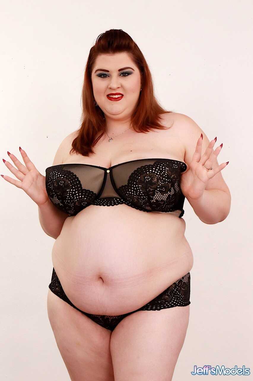 Obese redhead Shanell Savage seduces her big sagging tits in a hot and sexy scene! - Shanell Savage