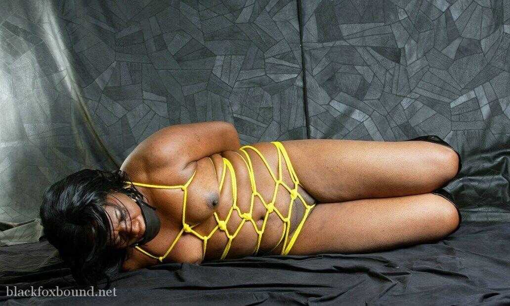 Black Fox in Bondage: A Journey into the Dark Side of Ebony Fetish