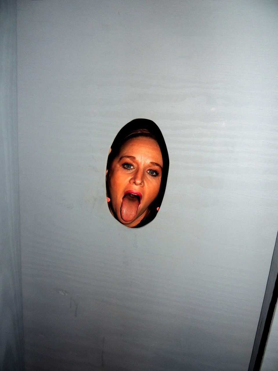 PAWG Dee Siren Sucks Cock Thru a Gloryhole Before Being Fucked by the MILF Next Door - Dee Siren