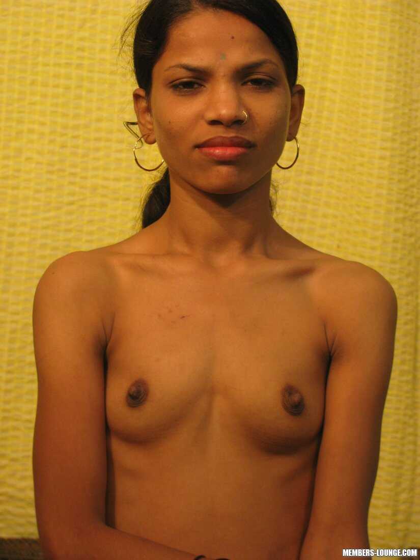 Skinny Indian Woman's Tiny Nubile Tight Twat Gets Stretched Wide! - 