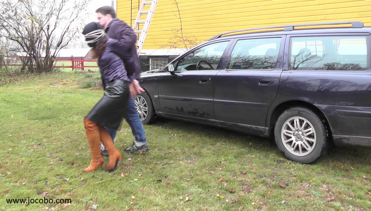 Unconscious Juliette Gets Kidnapped in the Woods and Taken to a Secret Dungeon for BDSM Playtime in Her Leather Outfit - J...