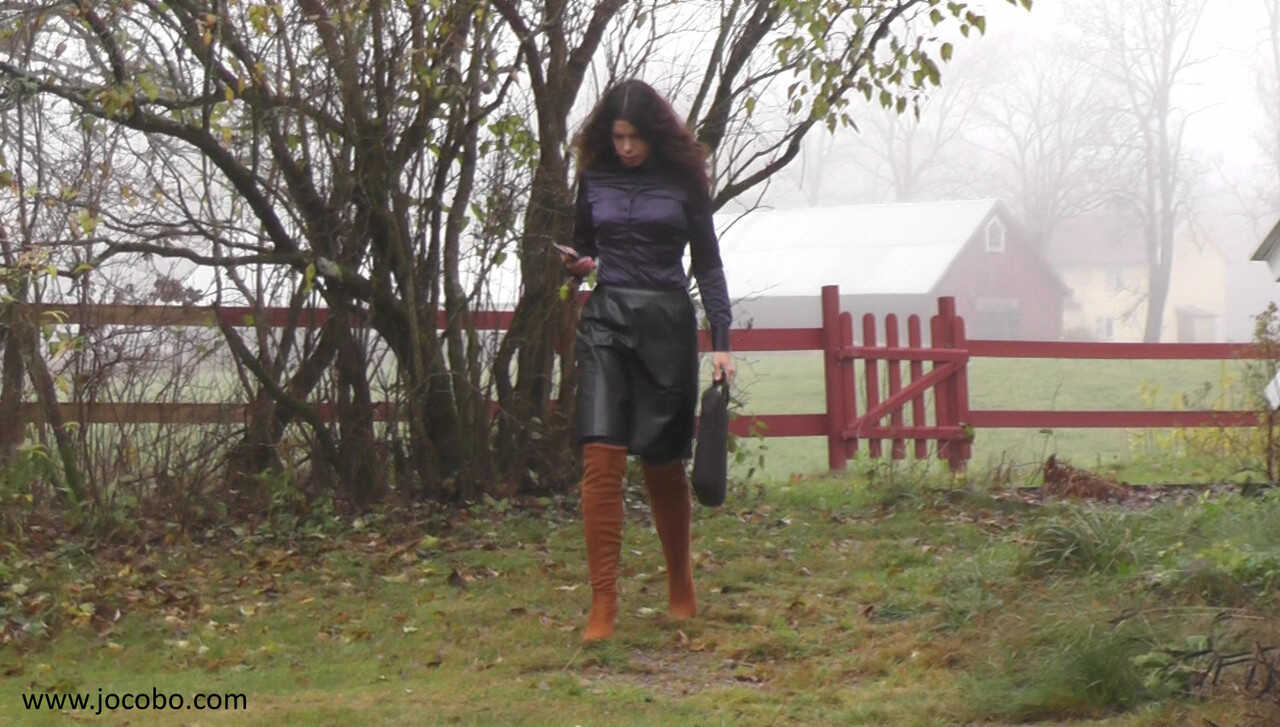 Unconscious Juliette Gets Kidnapped in the Woods and Taken to a Secret Dungeon for BDSM Playtime in Her Leather Outfit - J...