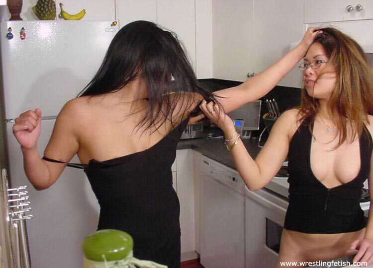 Asian Lesbian Kitchen Brawl