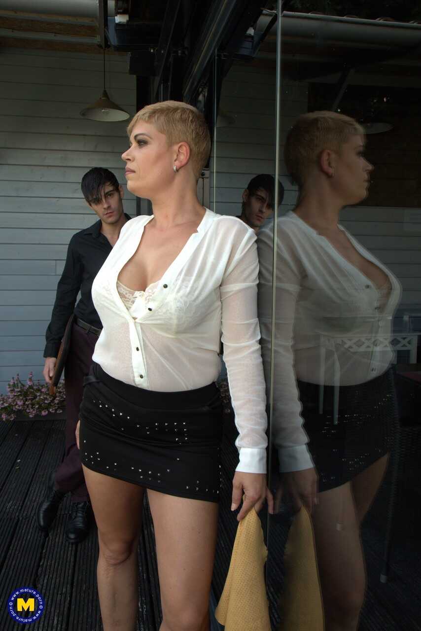 Valentina's Anal Adventure: A Mature Woman with Short Hair Gets her Ass Fucked by her Younger Lover Outdoors - Valent...