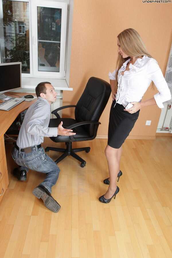 Corporate Conquest: The Secretary's Foot Fetish - 