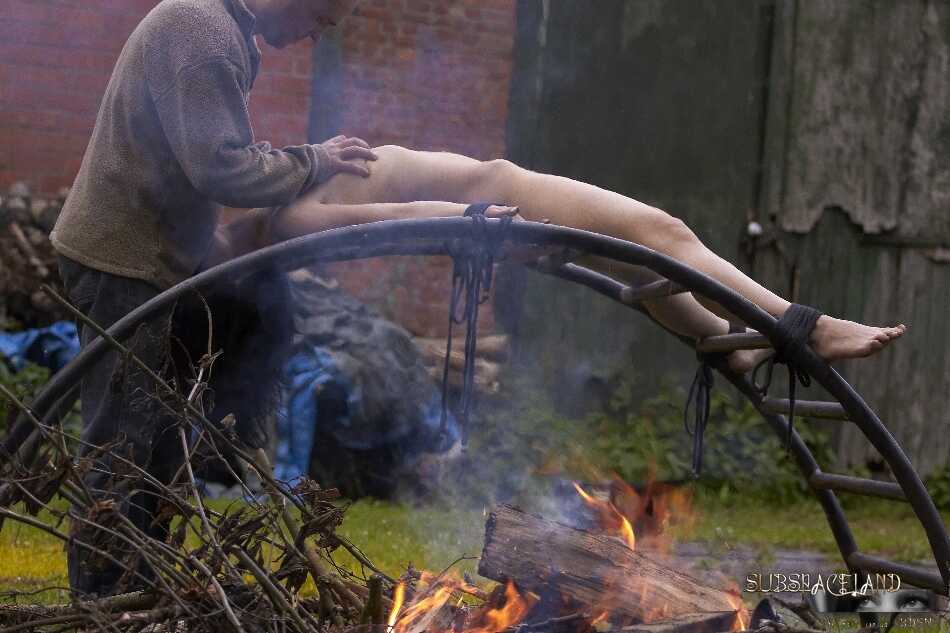 Submerged and Roasted: Ally's Helpless Submission to Outdoor BDSM - Ally