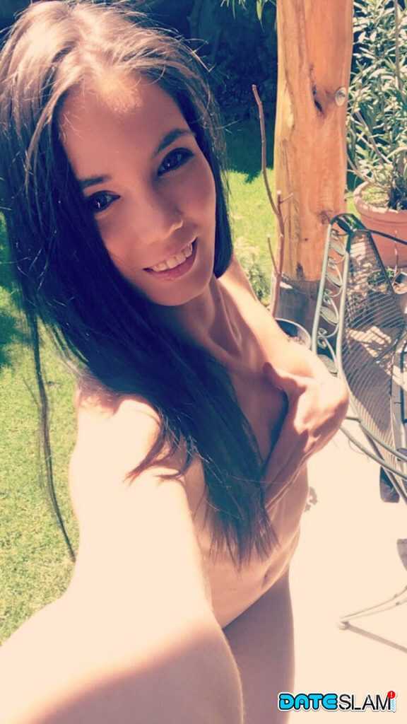 Lovenia Lux’s amateur selfies clothed and topless pics