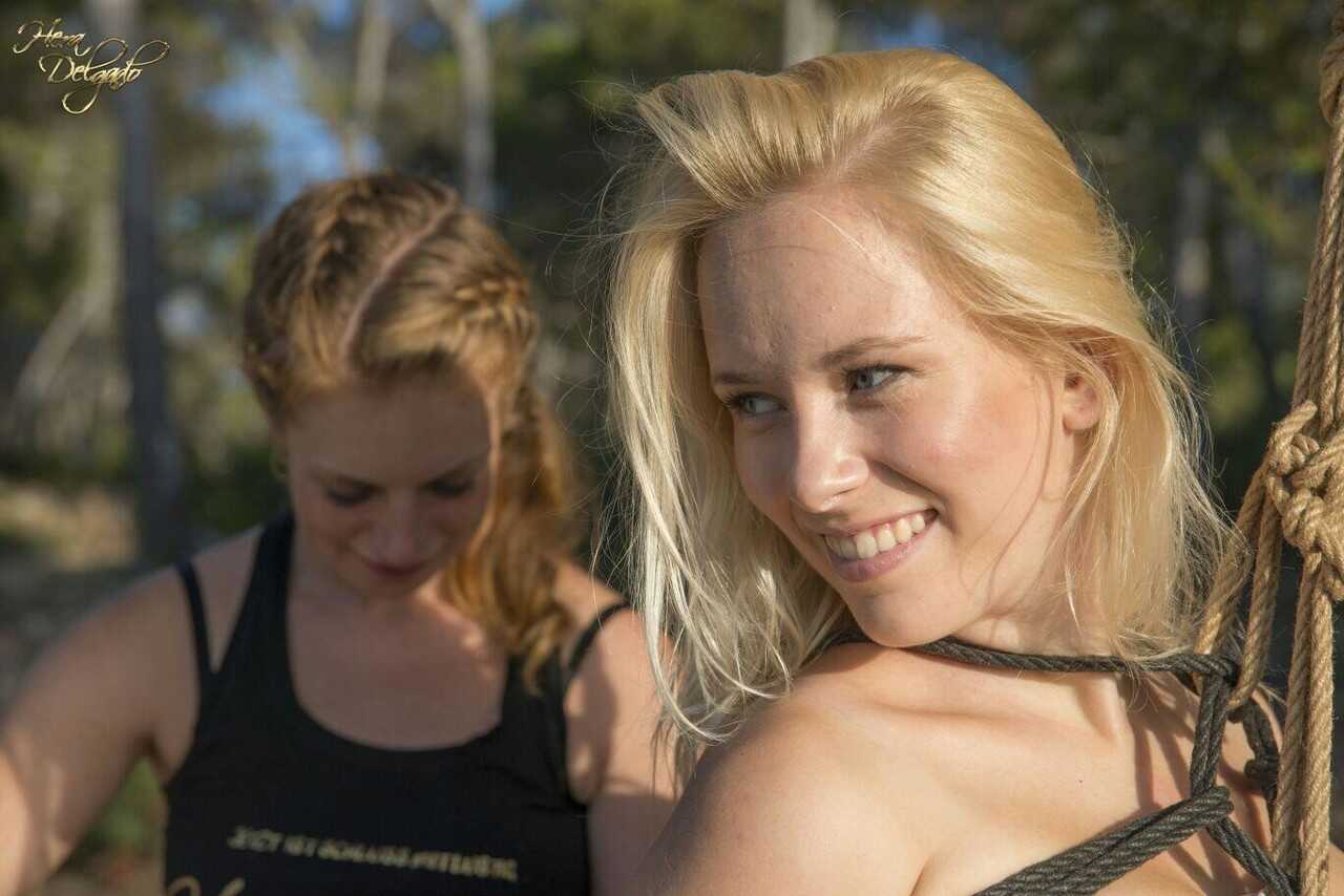 Outdoor Suspension Bondage: Lesbian Women Connect in the Great Outdoors - 