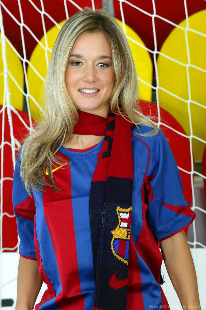 Petite teen Jana H shows off her firm tits and tight ass in soccer net, while her fitness babe body glistens with sweat af...