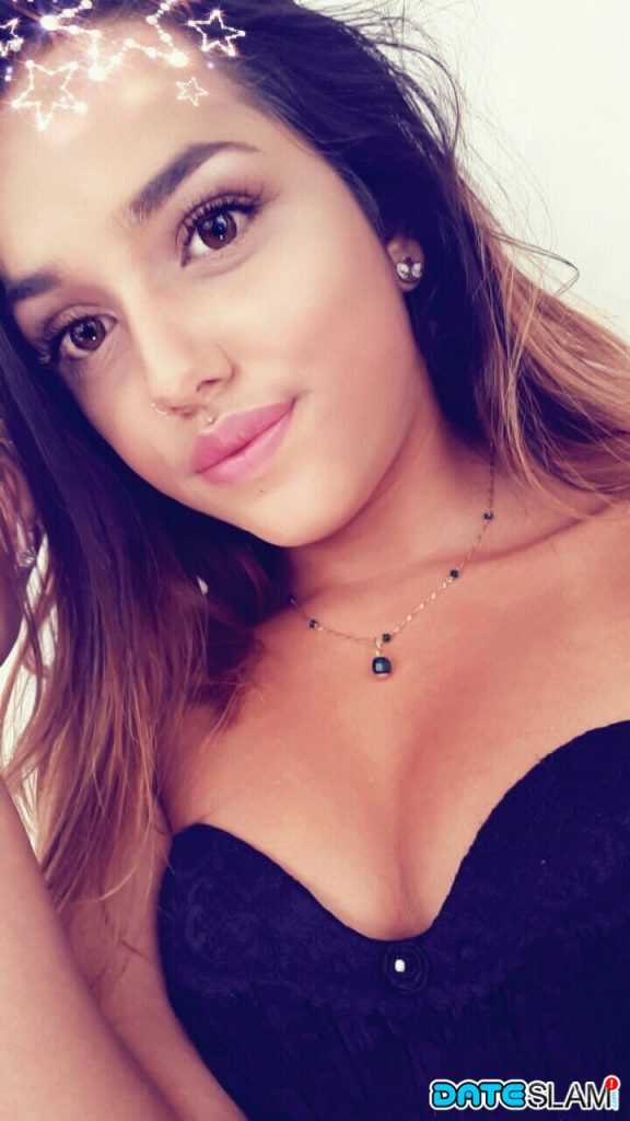 Sweet Esperanza's Hard Nipples Teen Selfie - Esperanza