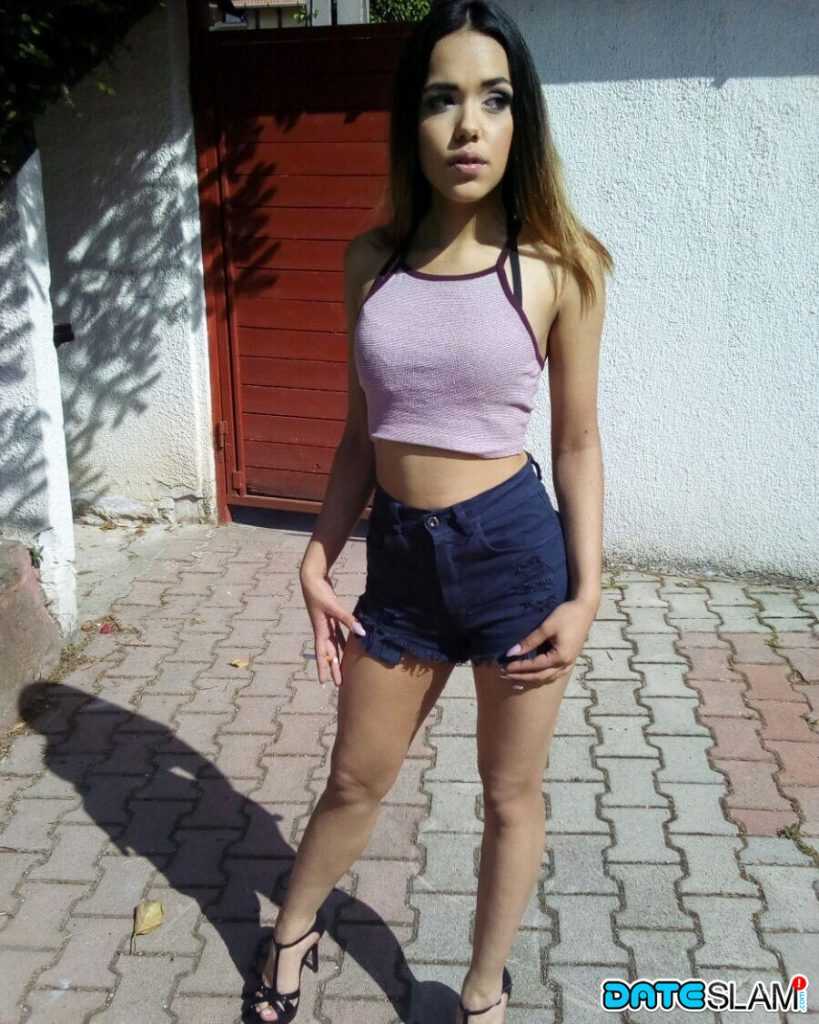 Sweet Esperanza's Hard Nipples Teen Selfie - Esperanza