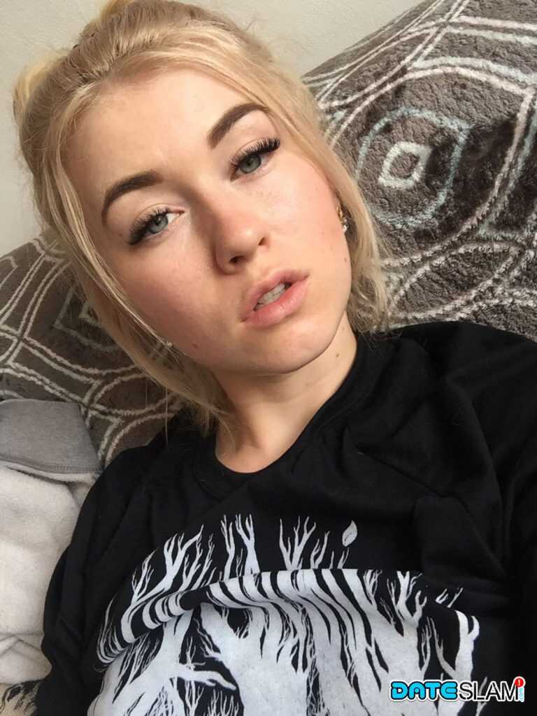 Blonde Misha Cross’s Naughty Selfies Fully Clothed and Stark Naked!