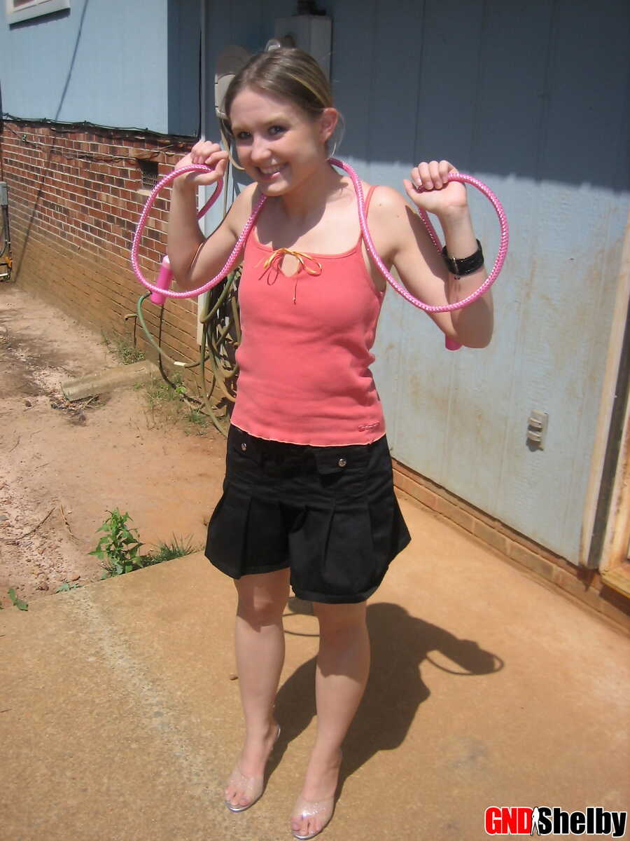 Teen Girl's Risqué Game of Frisbee: Flashes Tiny Tits and Panties in Public - 