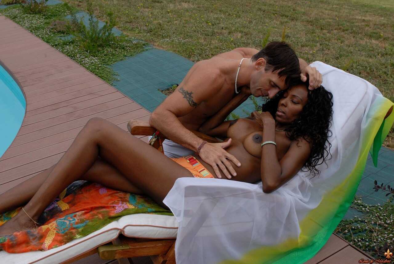 Celia's Wet 'n Wild Escapade: A Night of Passionate Love Making with Her Lover by the Poolside - Celia
