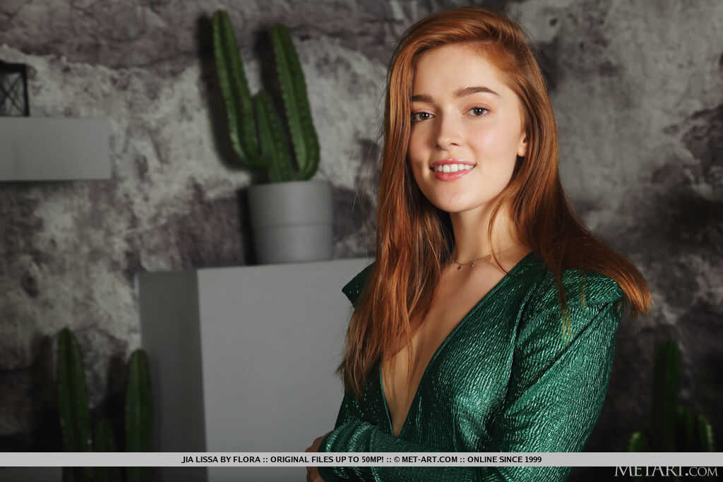 Jia Lissa's Sizzling Skinny-Dip: The Scorching Redhead Strips Down and Shows Off Her Tight Ass and Perfect Teen Body ...