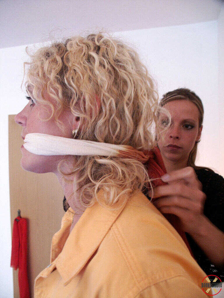 Tied and Teased: Blonde Lea's Lesbian Dominatrix Unveils Her Sensual Secret - Blonde Lea