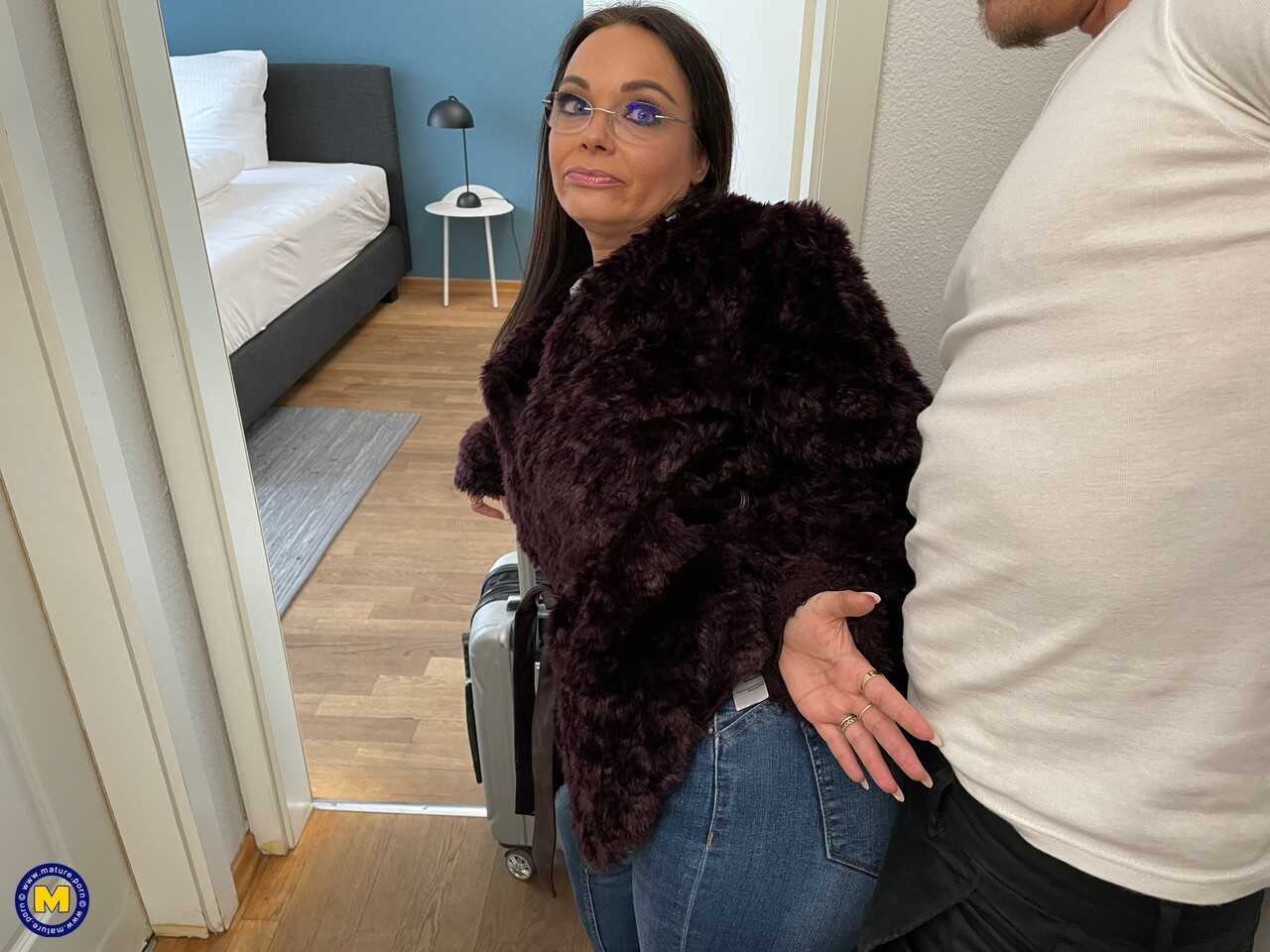 Mature Dirty Priscilla Stuffs Her Pussy with Cream and Gets Fucked on Bed in POV Amateur Action! - Dirty Priscilla