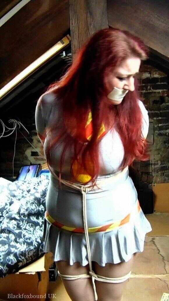 Bound, Gagged and Desired: The Plump Redheaded Beauty, Mada Rose Tied Up in the Attic