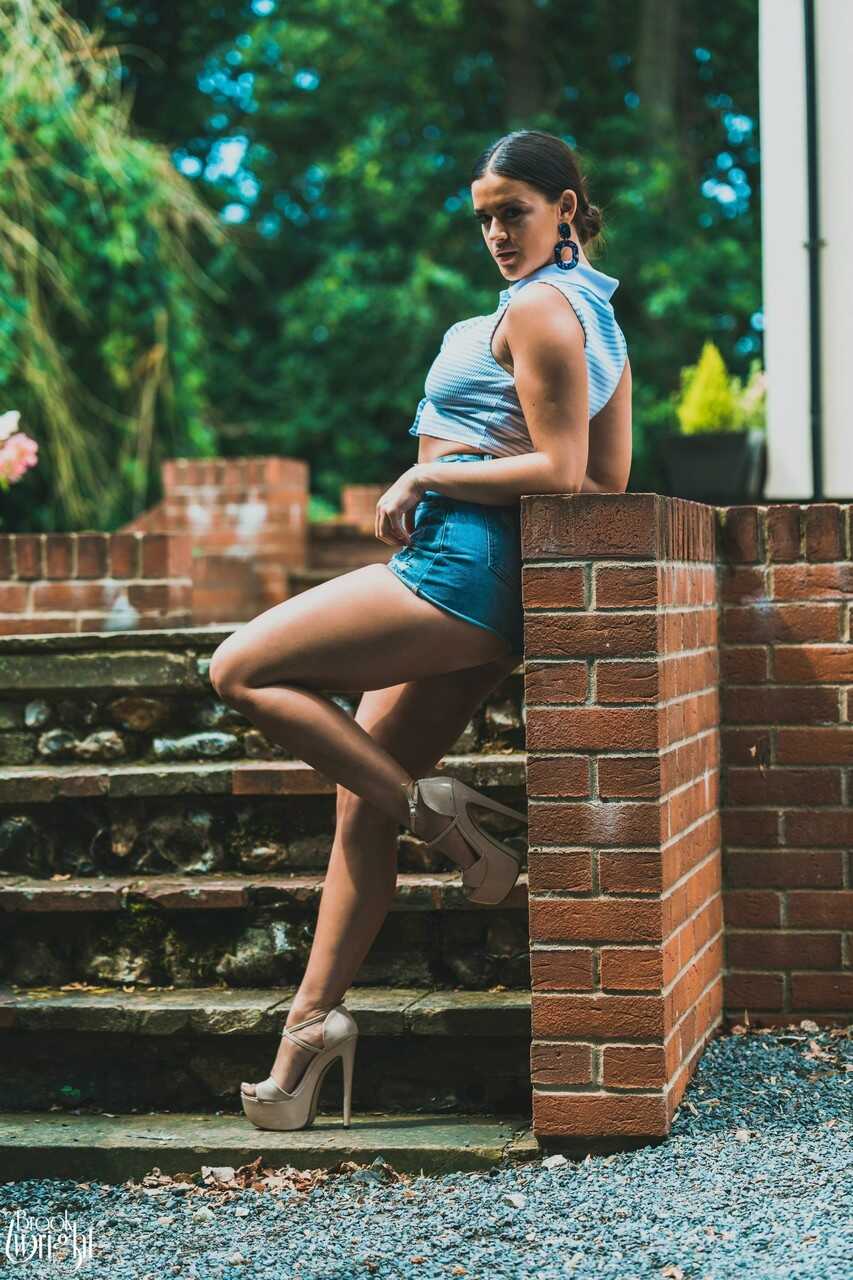 Stripping in High Heels The Perfect Body of Brook Wright - Brook Wright
