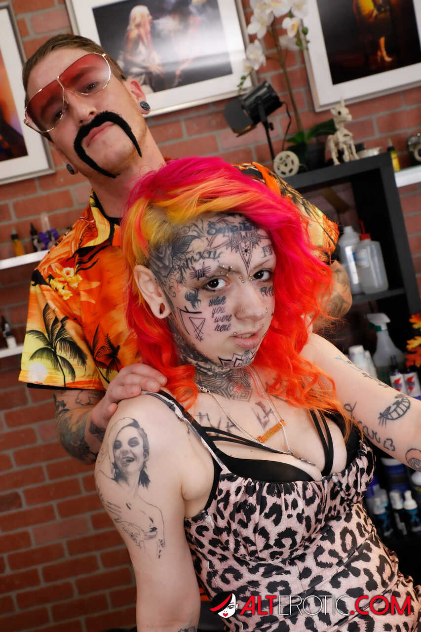 Mami's Inked Delight: Tattoo Enthusiast Gets Nude for Dirty Ink - Mami, Duke Daybreak