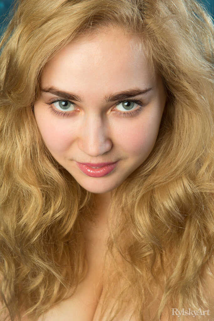 Theodora's Pink Panty Party: A Young Blonde Goddess Strips Down and Shows Off Her Perky Nips - Theodora