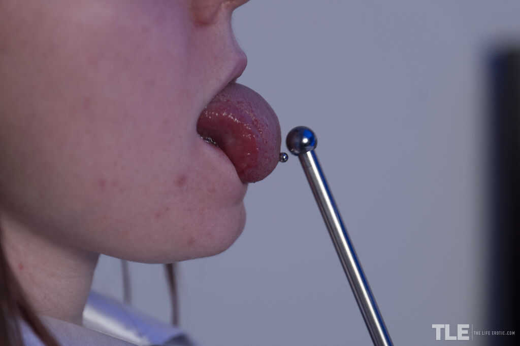 Kourtney L: The Nerdy Teen's Erotic Encounter with Her Bodystocking and Shaved Pussy - Kourtney L