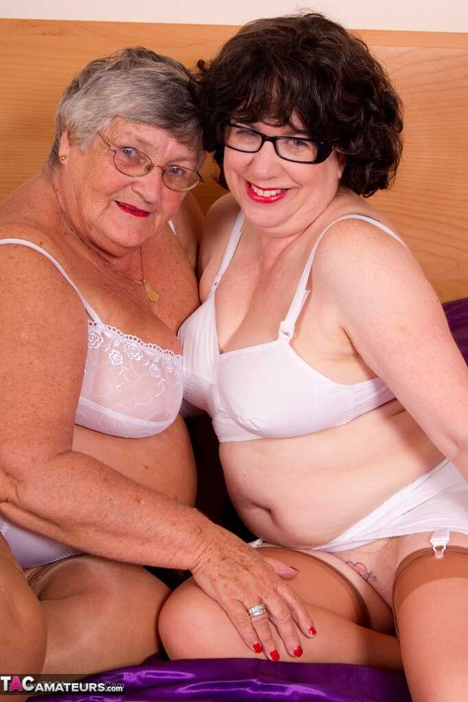 Granny's Naughty Bedroom Adventures with a Mature Lesbian Lover