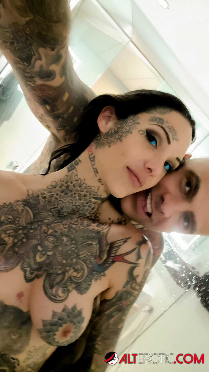 Waterproof Tattoos and Steamy Doggy-Style Sex with Lucyzzz and Sascha Ink - Lucyzzz, Sascha Ink