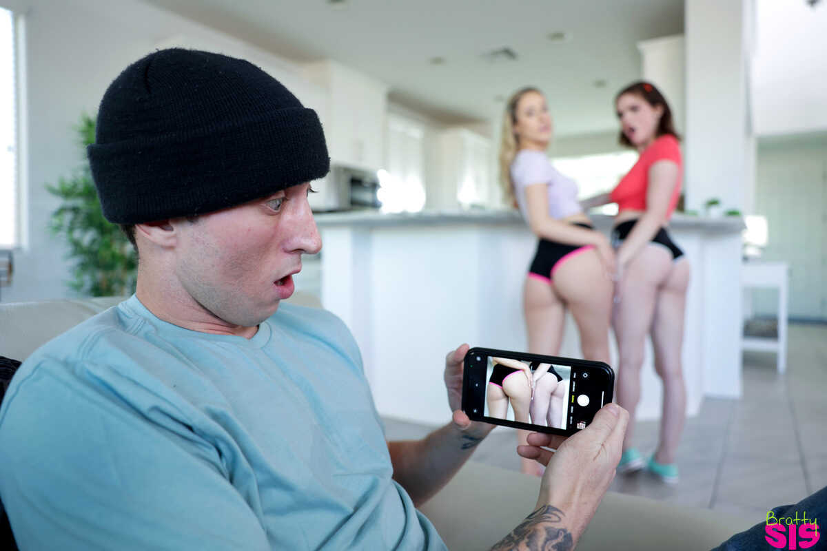 Young bisexual girls Brookie Blair & Gracie Gates share a threesome with a hung boy - Brookie Blair, Gracie Gates