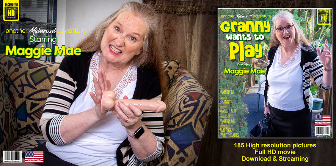 Maggie Mae's Sex Toy Adventure: Overweight Granny's Secret Desire Fulfilled with Dildos and Vibrators - Maggie Mae