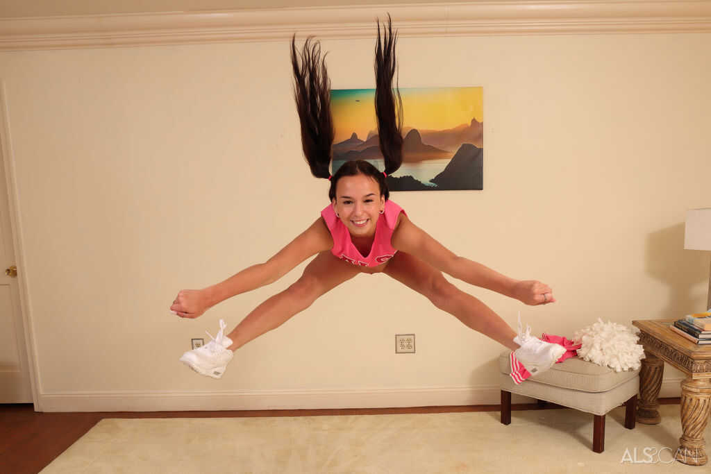 Bend Over and Spread 'Em, Cheerleader Dakota Tyler's Naughty Flexibility Routine