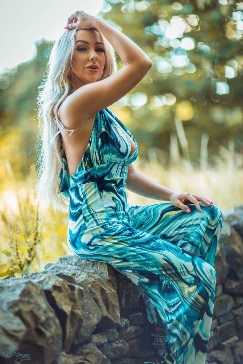 Beth Morgan's Rustic Dry Stacked Stone Wall Nude Adventure - Beth Morgan