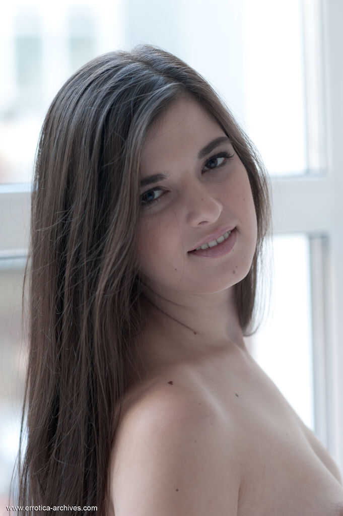 Brunette Beauty Natalya A Takes It All Off By The Window - Natalya A