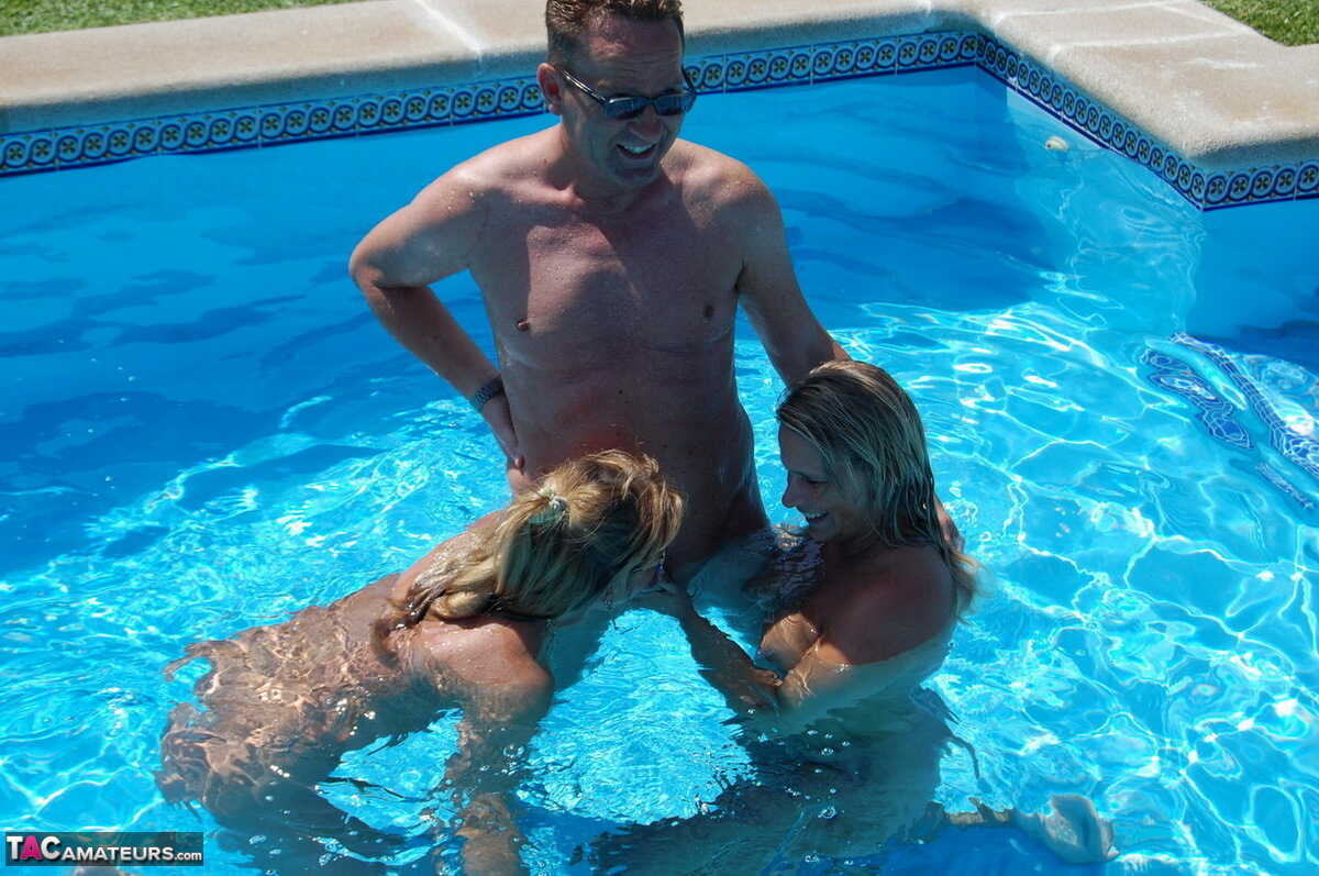 Susi's Pool Party: A Swimmingly Sexy Threesome with Sweet Susi and a Couple - Sweet Susi