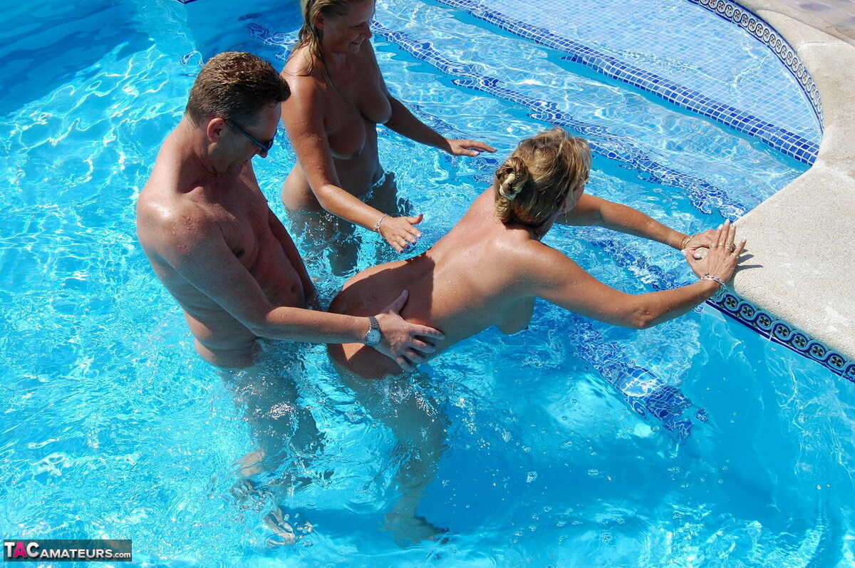 Susi's Pool Party: A Swimmingly Sexy Threesome with Sweet Susi and a Couple - Sweet Susi