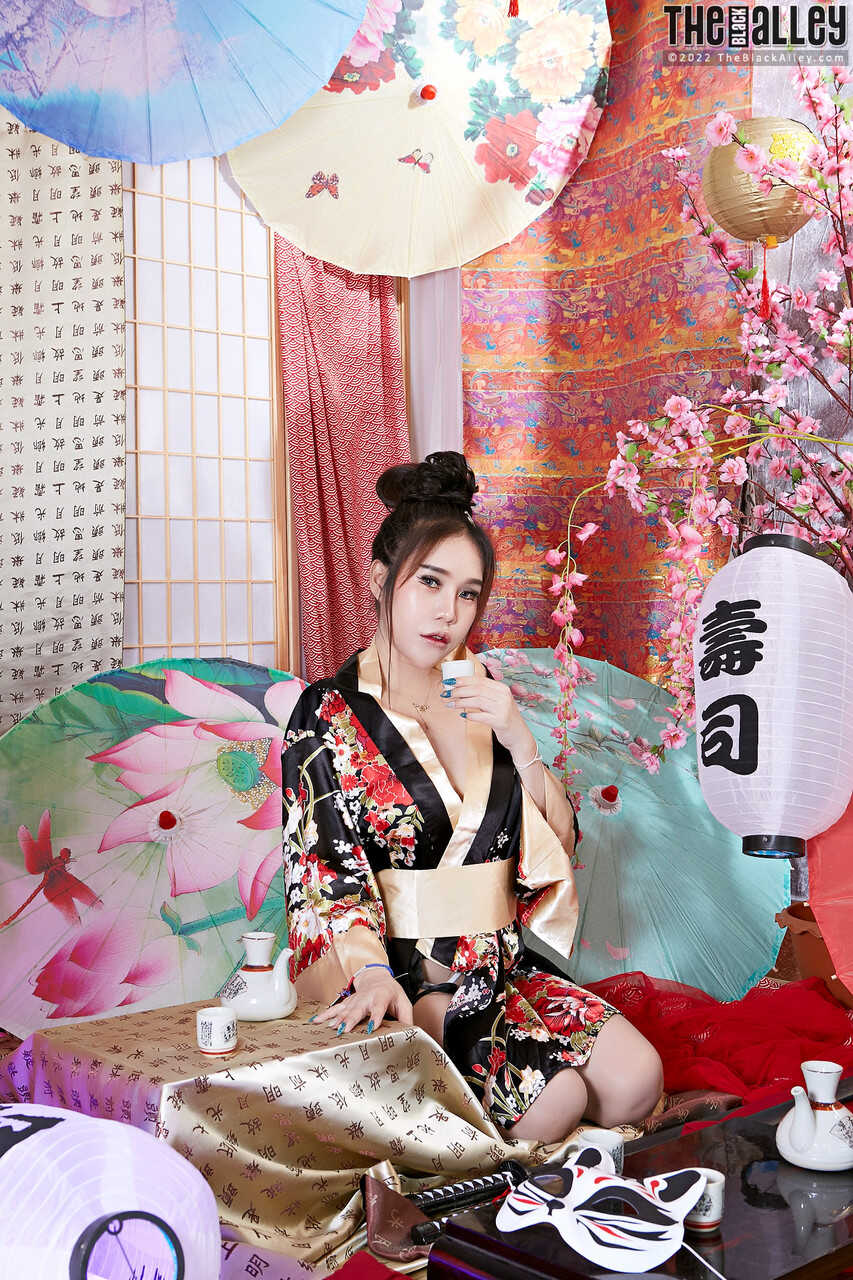 Parissa's Naughty Japanese Cosplay Adventure: Freeing Her Firm Tits & Pussy From Traditional Clothing - Parissa