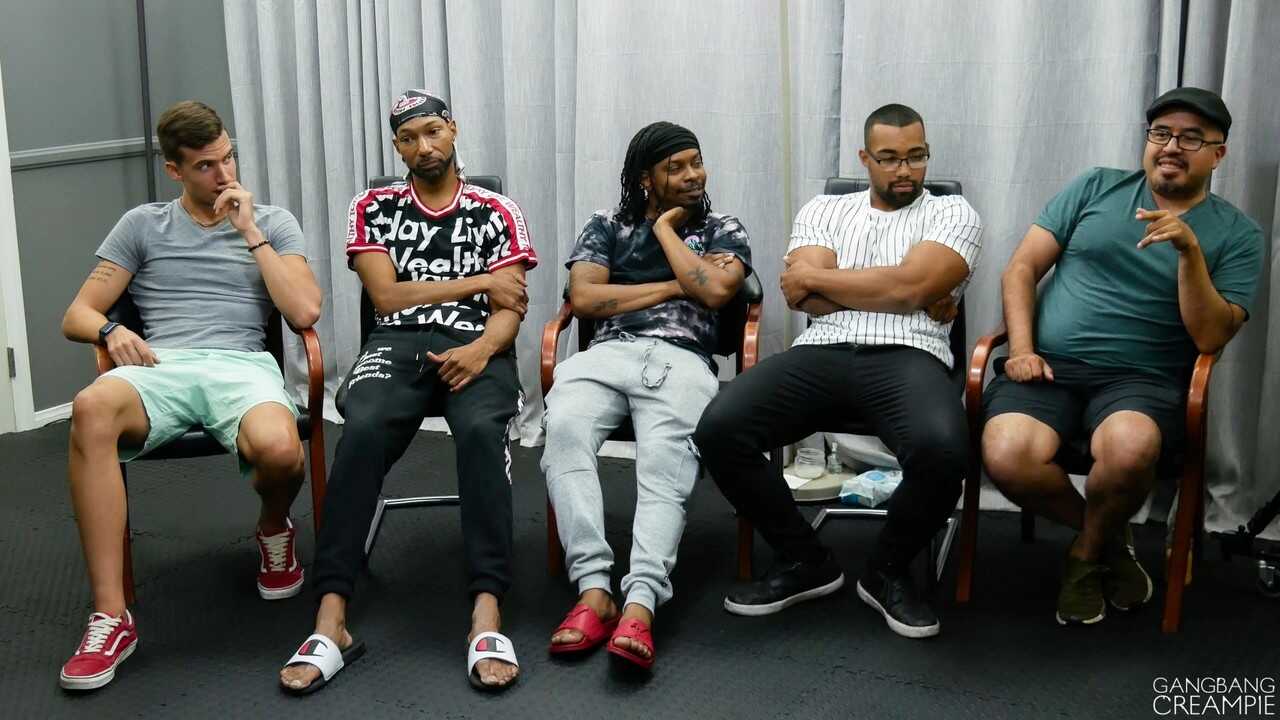 Red-hot Aliya Brynn gets banged by five horny dudes in front of a crowd. - Aliya Brynn, Scotty P, Syphon Filthy, Nacho Veg...