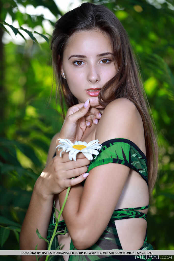 Rosalina's Heavenly Body Unveiled in an Outdoor Location: Sweet Teen Bikini Dreams - Rosalina
