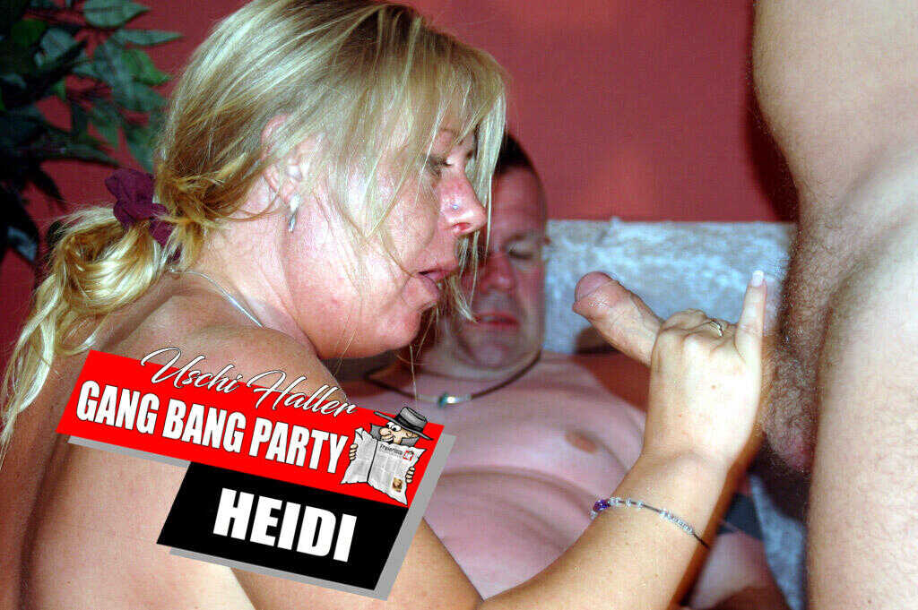 Gangbanged Granny Heidi's Wet Pussy Gets Ravaged by Three Young Studs During an Amateur Fuckfest - Heidi
