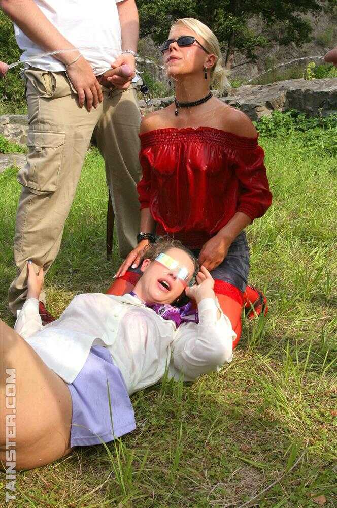 2 Clothed Couples Go Watersports on Island Getaway with Czech Mature Pissing in the Open Air while Bibi Fox Nerds off her ...
