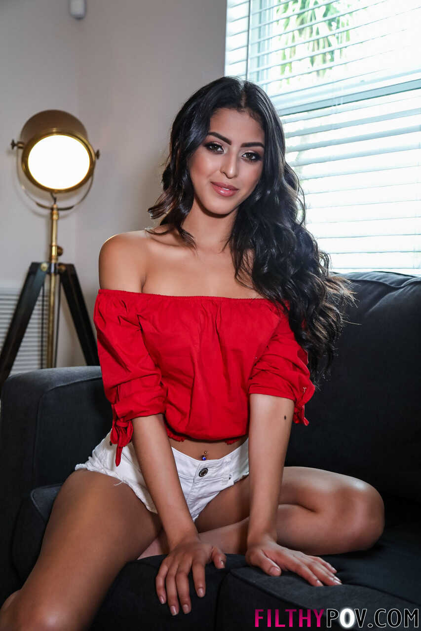 Latina teen Sophia Leone gets doggy-style fucked in a long white cock, from her POV perspective with Brick Danger - Sophia...