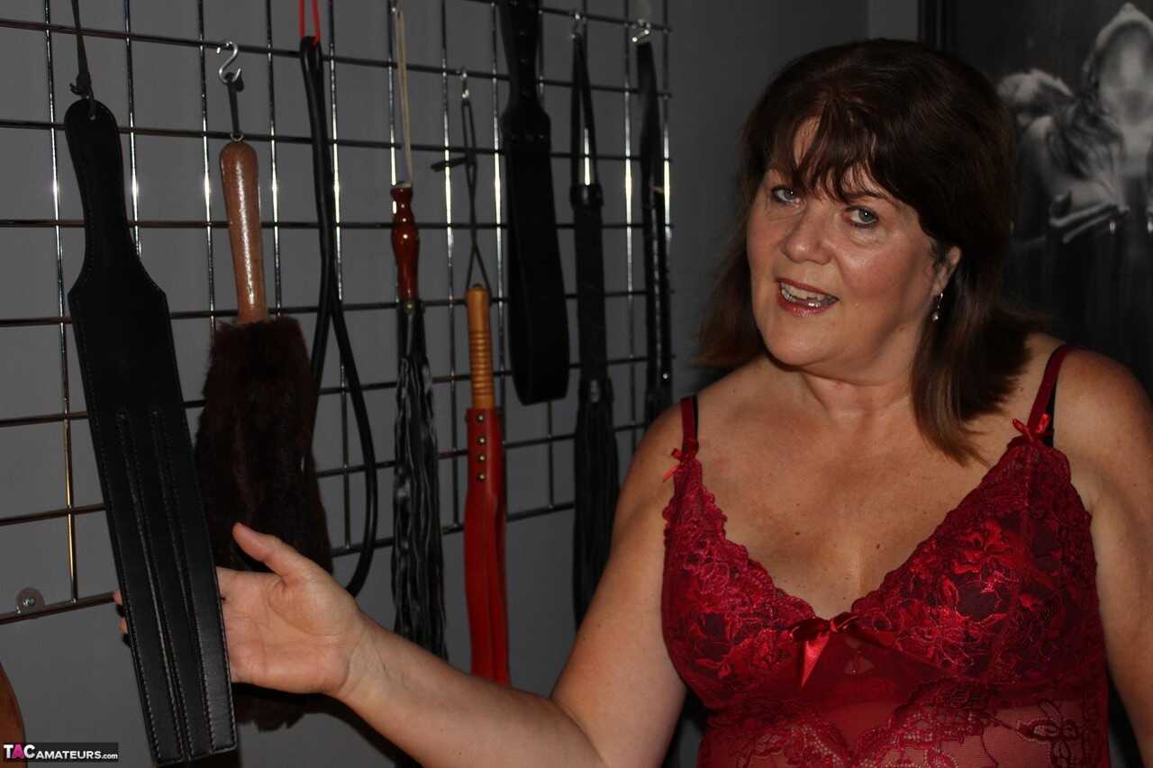 The Naughty MILF's Secret Playground: Cassandra Uk's Lingerie & Sex Toy Collection Exposed!