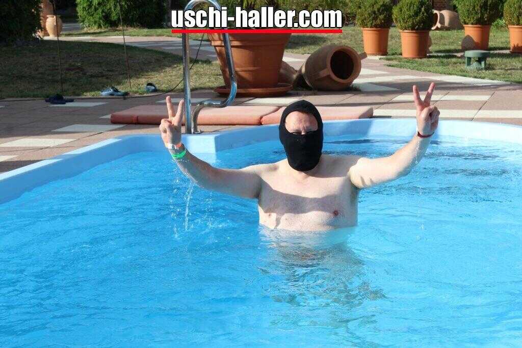 Caucasian girls partake in gangbangs during the course of a pool party : Public Sex with Caucasian Girls at a Pool Party -...