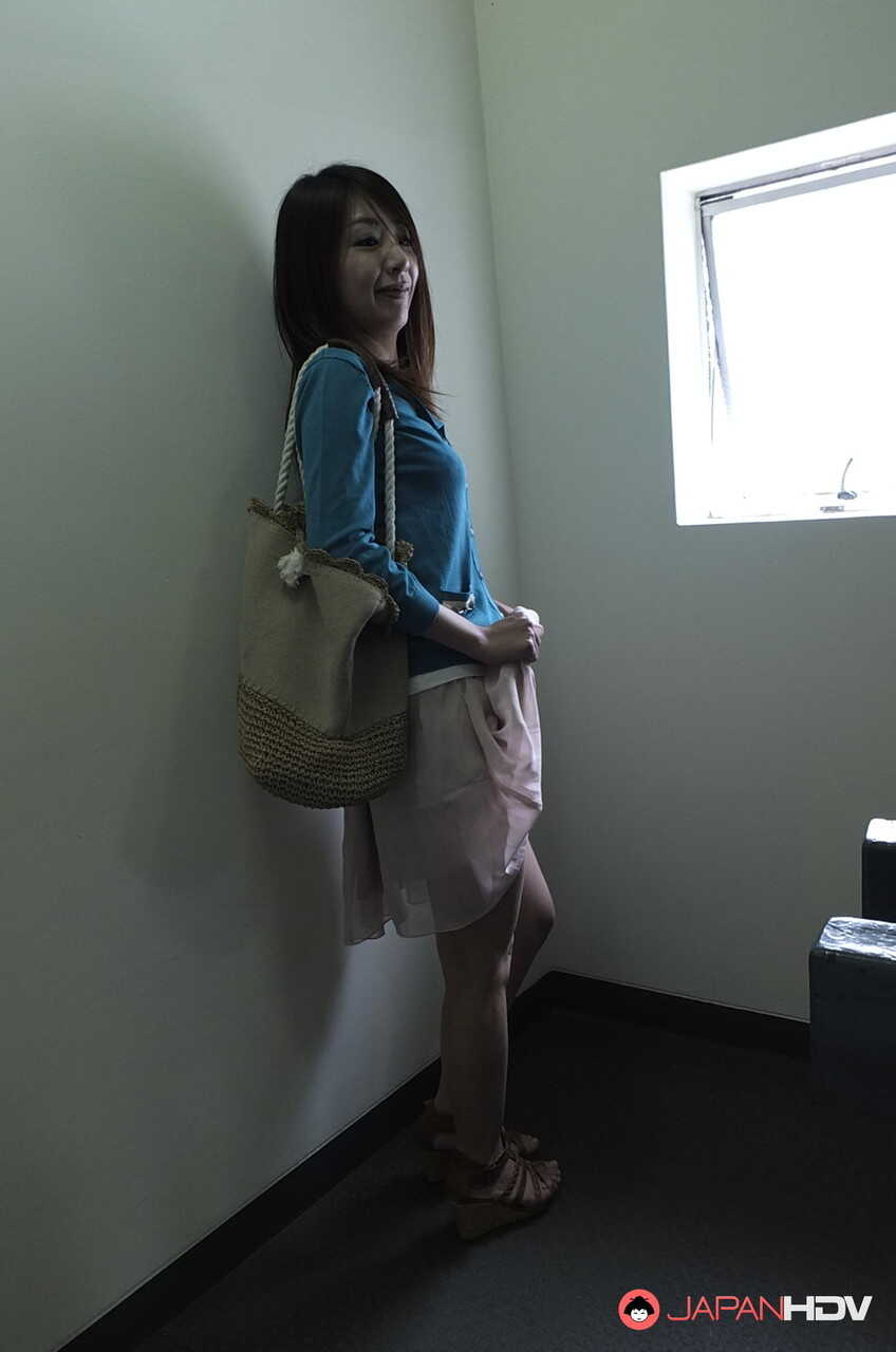 Japanese MILF Tomomi Matsuda Gives a Blowjob in a Public Bathroom before Teasing with Her Upskirt - Tomomi Matsuda