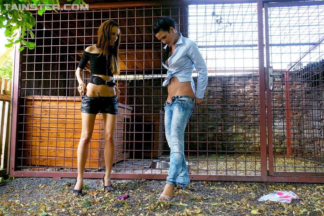 Wet and Wild: Gina Devine's Lesbian Pee Play with Her Sex Slave - Gina Devine