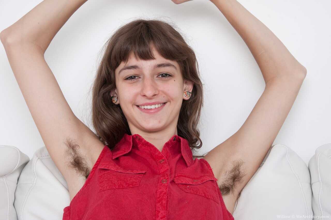 Willow Hayes' Bush and Armpit Showcase A Hairy Teen Exhibition - Willow Hayes