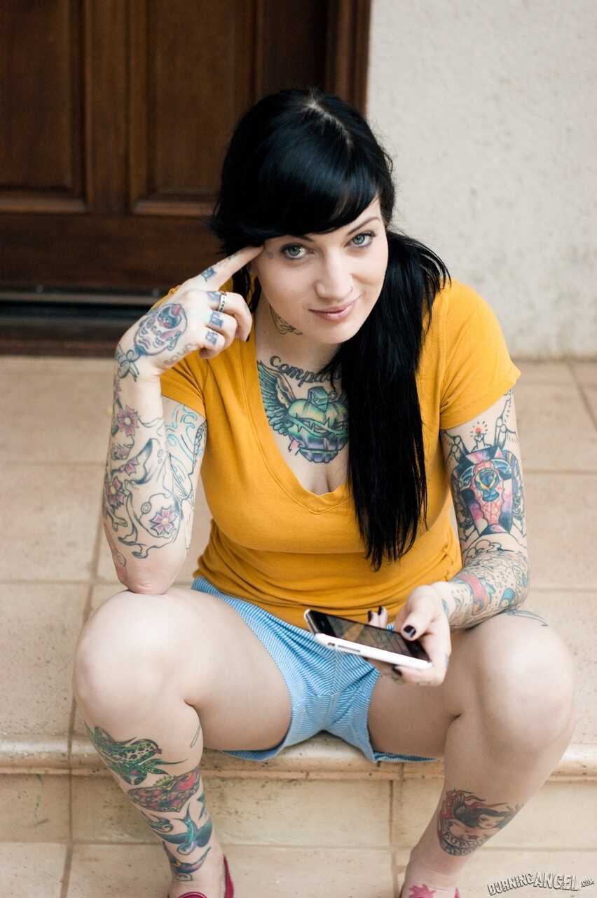 Tattooed fetish goddesses Moretta Coxxx & Kylee Kross on knees sucking cocks (with bikinis) - Moretta Coxxx, Kylee Kross