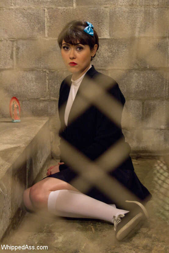 Celibate Catholic Nun's Secret Desire for BDSM Pleasures with Short Haired Novitiate - Mona Wales, Audrey Noir