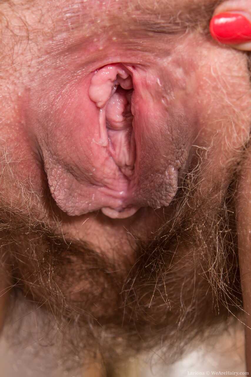 Blonde BBW Lariona's Wide Open Pussy and Clit in Extreme Closeups: Mature Hairy Pussy, Chubby Thong, Curvy Ass Big Fa...